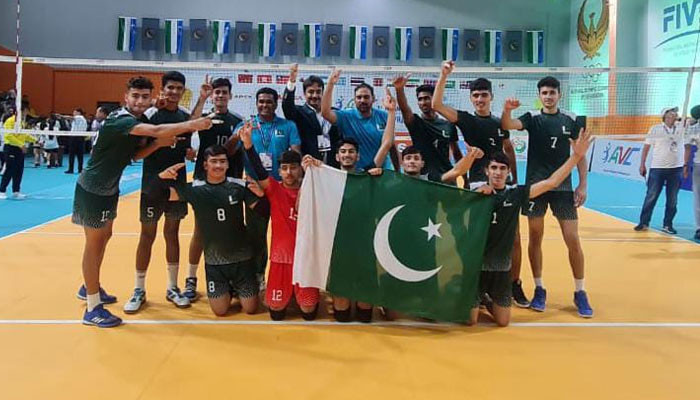 Pakistan gets off to a winning start in the Central Asian Under-16 Volleyball Championship