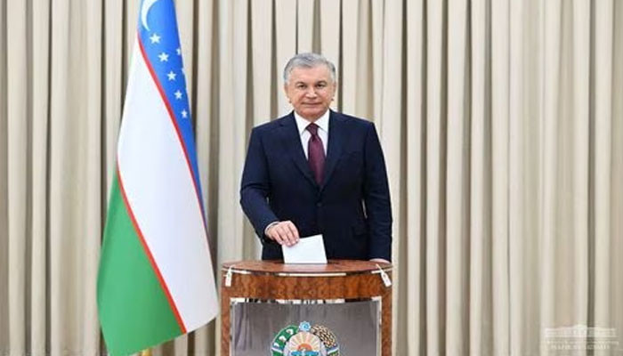 President of Uzbekistan Shaukat Mirziyoyev re-elected