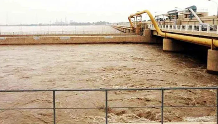 Rise in water level at Head Islam in river Sutlej