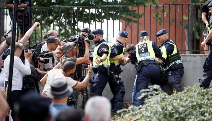 Sweden, protest at the place of desecration of the Holy Quran