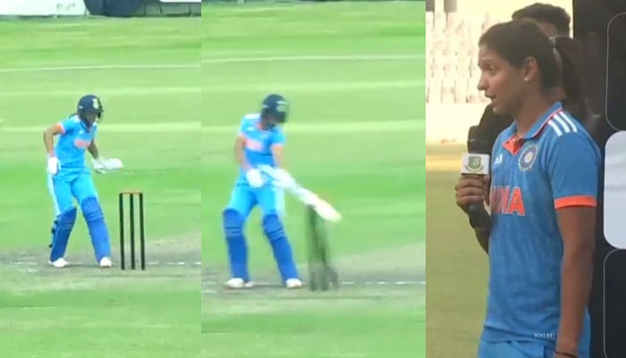 The captain of the Indian women's team broke the code of conduct