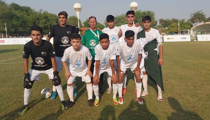 The training camp of Pakistan street child football team for Norway Cup has started