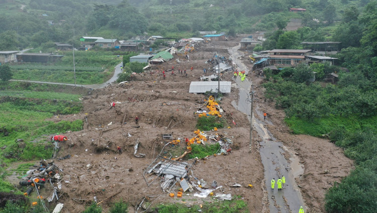 Torrential rains in South Korea, 24 people died in various accidents