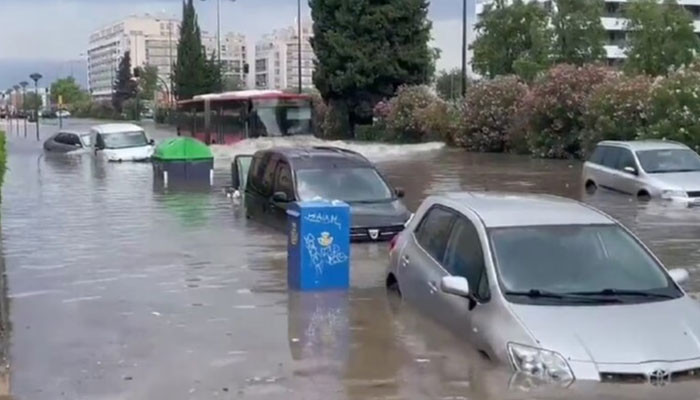 Torrential rains in the northern regions of Spain