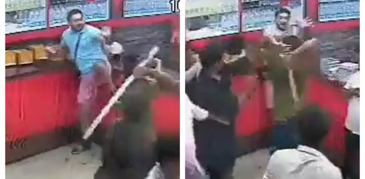 Tourists are unsafe in India, a video of a tourist going to Agra being beaten with sticks has gone viral