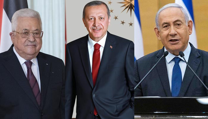 Turkish President Erdogan invited the Palestinian counterpart and the Israeli Prime Minister