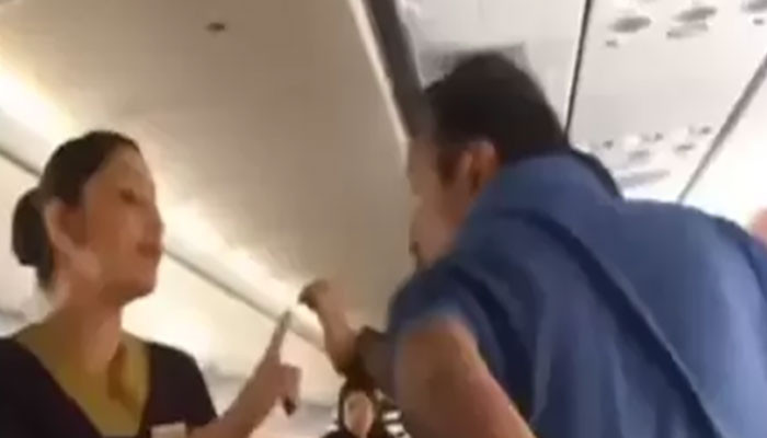 Two passengers fight in Indian airline, video goes viral