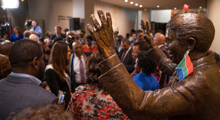 UN celebrates Nelson Mandela, ‘a colossus of courage and conviction’