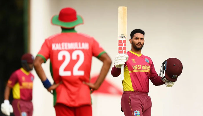 West Indies beat Oman by 7 wickets