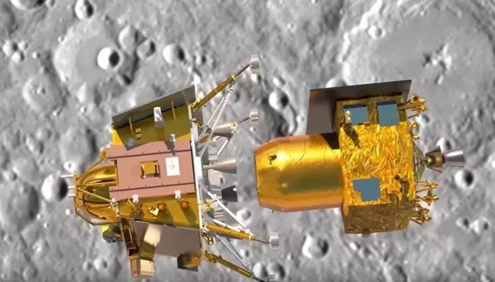 India's Chandrayaan-3 mission will land on the moon this evening File photo