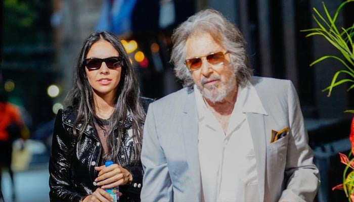 Al Pacino also took his girlfriend to the music video shoot Al Pacino also took his girlfriend to the music video shoot
