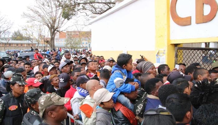 12 people were killed and 80 injured in the stampede at the National Stadium Madagascar National Stadium, file photo