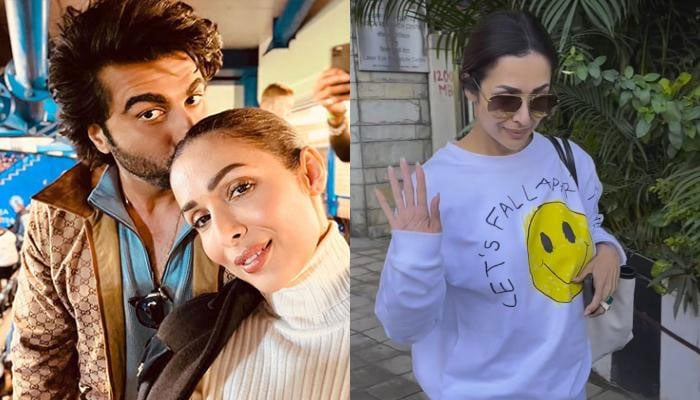 Rumors of separation between Malaika Arora, Arjun Kapoor, actress's t-shirt talk on the internet Photos courtesy of Social Media