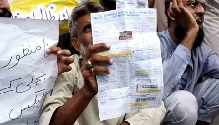 Even today, people are still protesting against the electricity bills that are higher than expected File photo