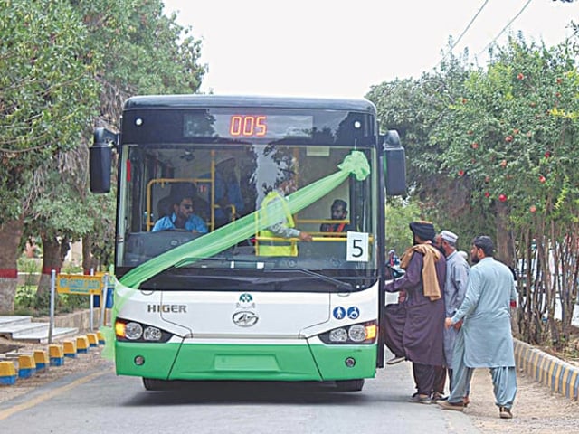 Balochistan Government's announcement of extension of green bus service hours