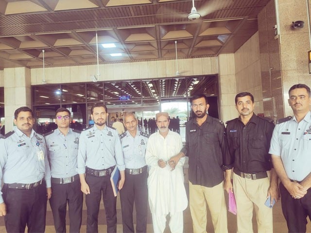 The suspect wanted in the murder case was arrested on his return from Saudi Arabia Photo: Express