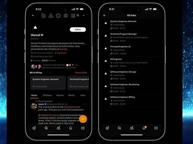 XApp begins testing job ads X (Former Tutor) has released regular job advertisements on the app. Photo: Social Media Today