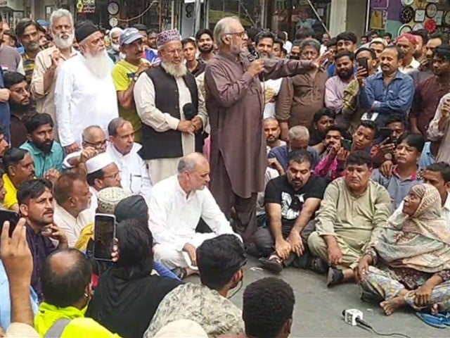expensive electricity; Dharna of traders in Karachi, announcement of encirclement of electric centers Why is the license of K Electric restored despite the insolvency? The mafia has been left to ferocity, Hafiz Naeem