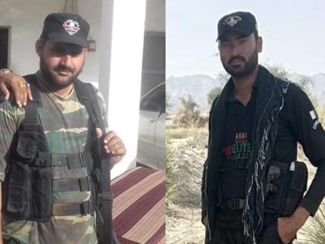 Commemorative photos of martyred personnel 