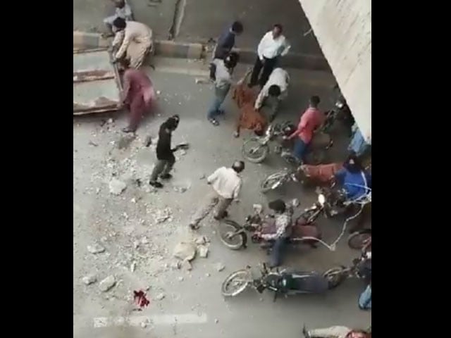 Underpass incident; Karachi's infrastructure has become a booty for drug addicts After removing the manhole covers, now it is the turn of the underpasses.