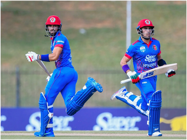 Afghan openers made a record partnership against Pakistan