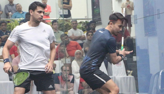 Asim Khan of Pakistan reached the final of the squash tournament