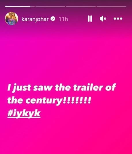 'Best trailer of the century seen', Karan Johar's post sparks new debate