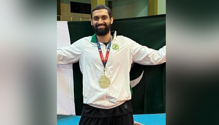 Hamza Saeed's bronze medal at the World Taekwondo Octagon Diamond Games