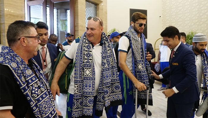 Pakistan cricket team welcome back home