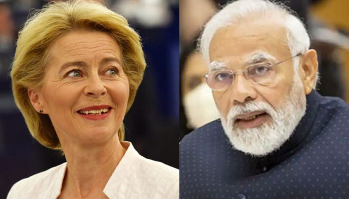 The President of the European Commission congratulates the Prime Minister of India