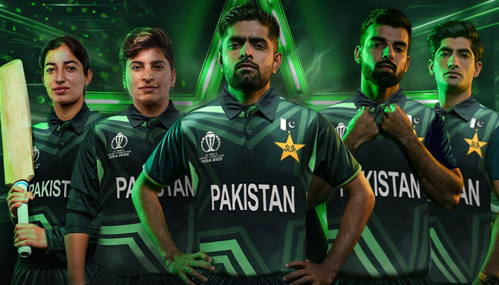 The new jersey of the Pakistan team for the World Cup has come out