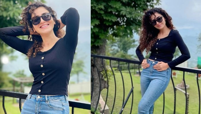 Hajra Yameen faces severe criticism for sharing her 'fitness' photos Photo courtesy of Instagram