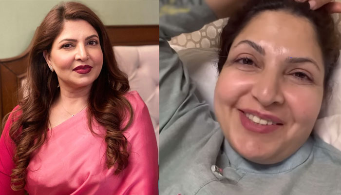 Shaughta Ejaz once again got Botox done ---File photo