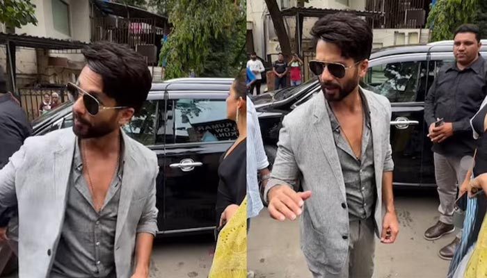 Shahid Kapoor scolded the photographers for being shouted at