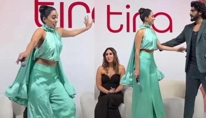 Kiara Advani survives falling on Kareena Kapoor, Arjun Kapoor holds her hand