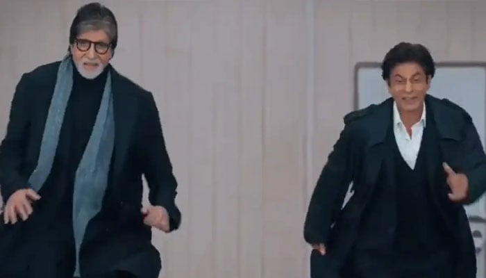 Shah Rukh and Amitabh Bachchan are back together on screen after 17 years Screen grab