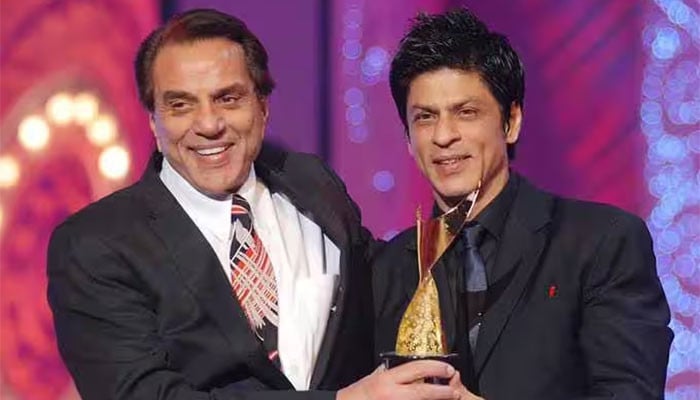 Shah Rukh Khan is happy about what Dharmendra said?