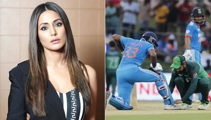 Indian actress liked Shadab Khan's behavior in the match against India —File photo