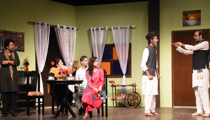 On the fifth day of the Pakistan Theater Festival, the comedy play "Bewi Ho To Apni" was presented