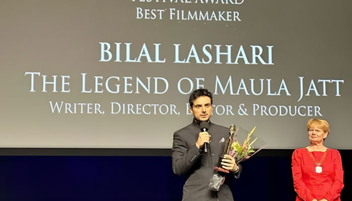 Bilal Lashari won the 'Best Filmmaker Award' at Bollywood Festival Norway