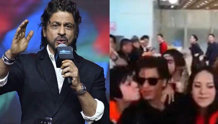 Shah Rukh Khan silent on kissing women, comments of social media users Photos courtesy of Social Media