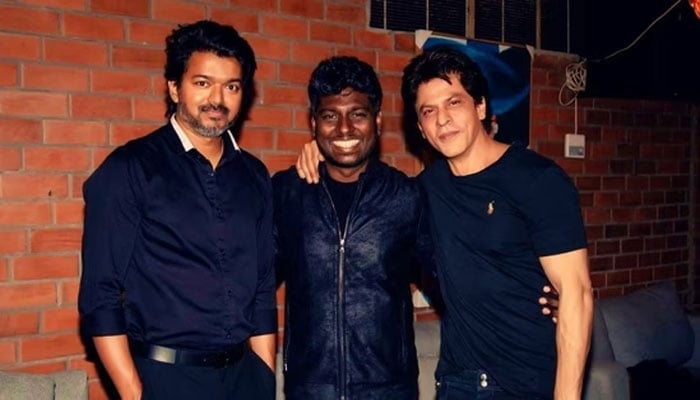 The upcoming film will star Shah Rukh and Thalapathy Vijay, Atlee Courtesy: Hindustan Times.