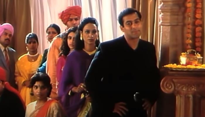Salman Khan was prevented from wearing ripped jeans for 'Saajan Ji Ghar Aaye', says Karan Johar Salman Khan was stopped from wearing ripped jeans by shouting at Sajanji to come home, says Karan Johar