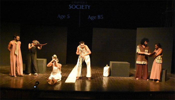 Performance of Sri Lankan Theater Group on the 14th day of Pakistan Theater Festival Sri Lincoln Stages Theater Group performing on the 14th day of Pakistan Theater Festival