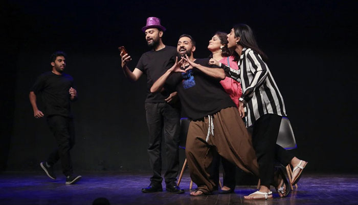 A local group will perform today at the Karachi, Pakistan Theater Festival Photo courtesy of Social Media