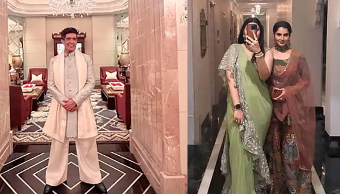 Parineeti and Raghav's wedding, Sania Mirza and Manish Malhotra's ensemble Screen grab