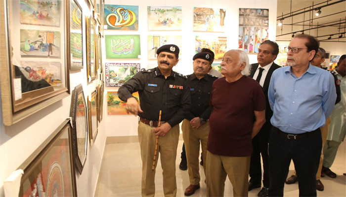 The three-day exhibition of works of prisoners in the Arts Council has concluded