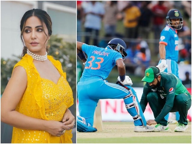 Good behavior with Pandya, Indian actress became a fan of Shadab Khan The actress also advised the fans to be kind: Photo: Web Desk