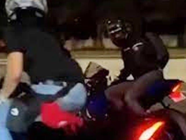 Dubai: Group of one-wheeling girls summoned to police station, motorcycles seized The video of the girls riding a bike and doing stunts went viral on social media: Photo: Screen Grab