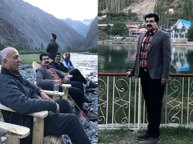 Senators led by the Chairman Senate visited Skardu